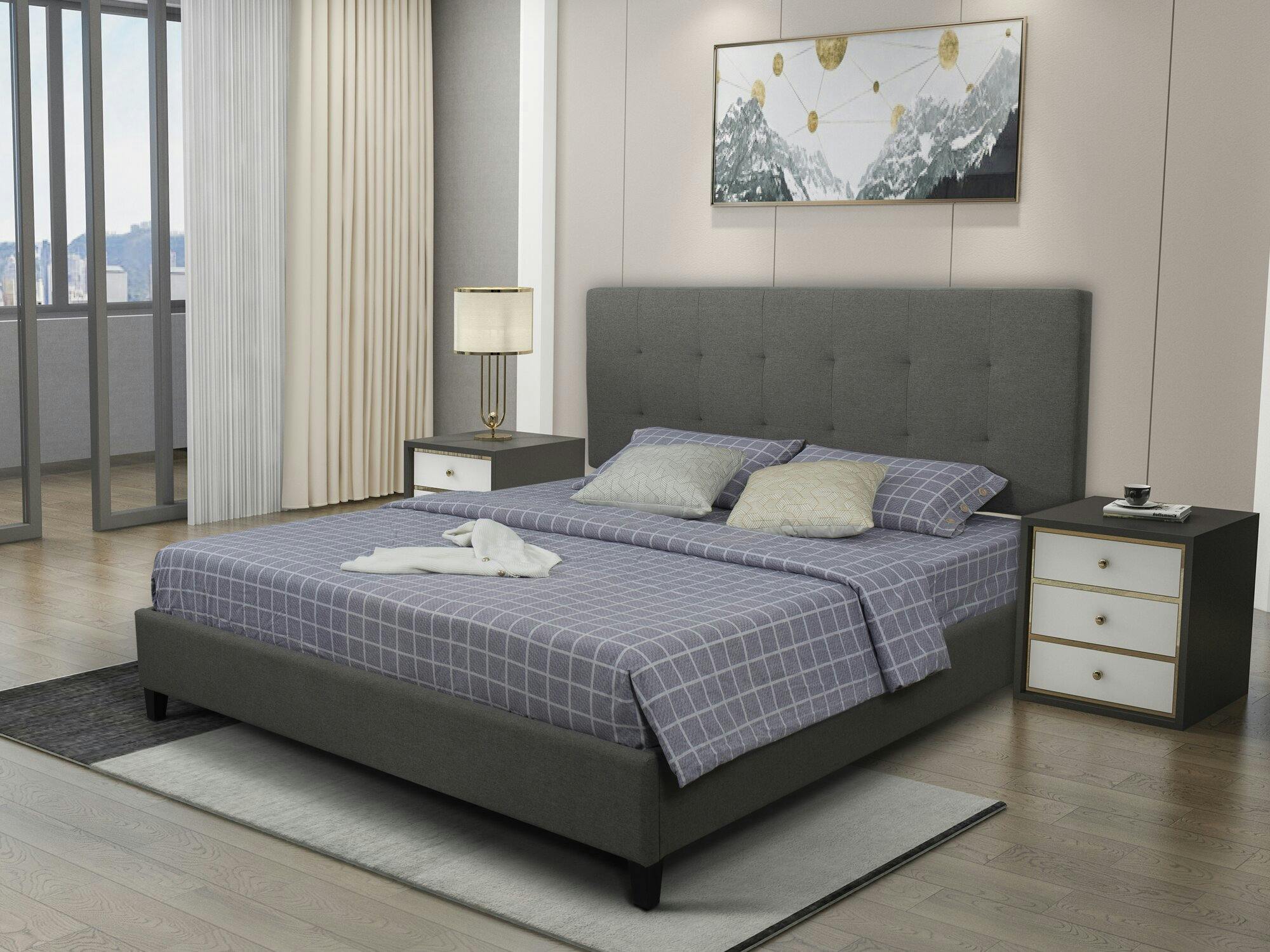 room scene featuring bed frame