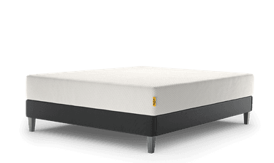 Nolah Platform Base diagonal angle with Original 10 inch mattress