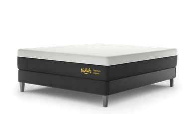 Nolah Platform Base diagonal angle with Signature 12 inch mattress